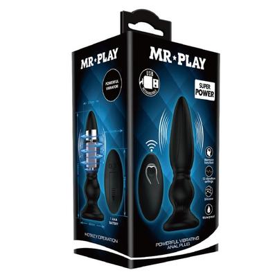 12 Titreşim Modlu Uzaktan Kumandalı Vibratör ve Boğumlu Anal Plug