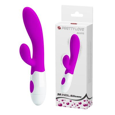 20 cm 30 Fonksiyonlu Klitoris Uyarıcılı Silikon Vibratör