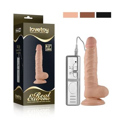 22 cm lovetoy titreşim vantuzlu dildo vibratör penis
