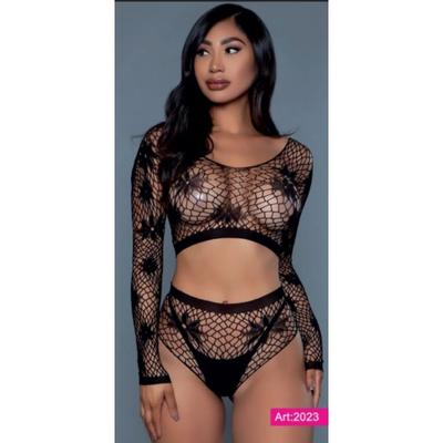 Siyah Vücut Çorabı 2023