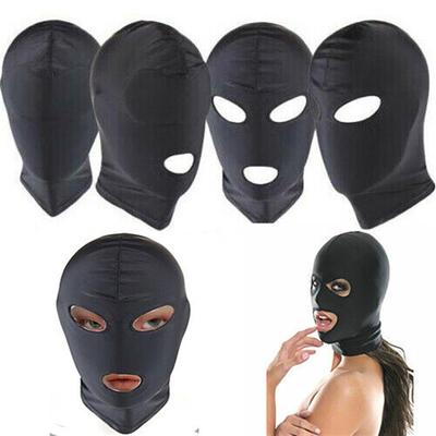 Spandex siyah maske
