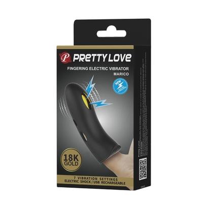 USB Şarjlı 7 Titreşim ve Elektro Şoklu Klitoris Uyarıcılı Titreşimli Parmak Vibratörü