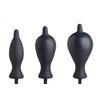 12.6 cm Şişebilen Pompalı Anal Plug Siyah