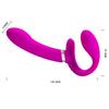 12 Titreşimli Silikon Strap-on Usb şarjlı Süper Lüks Vibratör