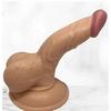 13 cm Vantuzlu Eğik Anal Vajinal Dildo