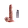 14 cm Kumandalı Gerçekçi Titreşimli Dildo Vibratör Penis