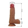 17,3 cm 4.5 cm Kalınlığında Realistik Vantuzlu Dildo Penis