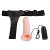 17 cm içi boş titreşimli belden bağlamalı protez penis
