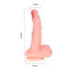 17 cm Realistik Vantuzlu Dildo Penis