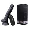 17 cm vantuzlu realistik titreşimli zenci vibratör penis
