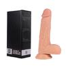 19 cm çift katmanlı realistik vantuzlu dildo penis