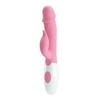 19 cm çift motorlu 30 farklı titreşimli silikon vibratör penis