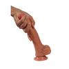 20 cm Yeni Nesil Çift Katmanlı Realistik Vantuzlu Dildo Penis