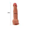 20 cm Yeni Nesil Çift Katmanlı Realistik Vantuzlu Dildo Penis