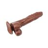 21,5 cm 4 cm Kalınlığında Gerçekçi Melez Dildo Penis