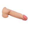 21,8 cm Kıkırdak Yapılı Çift Katmanlı Ten Rengi Dildo Penis