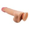 21,8 cm Kıkırdak Yapılı Çift Katmanlı Ten Rengi Dildo Penis