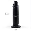 22,5 Cm Siyah Yumuşak Kalın Anal Dildo