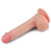 22 cm Gerçekçi Çift Katmanlı Silikon Dildo Penis