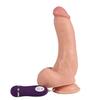 22 cm vantuzlu testisli realistik vibratör penis