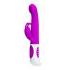 23 cm klitoris uyarıcılı silikon vibratör penis