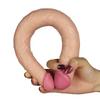 36,5 cm Çift Taraflı Realistik Dildo Anal Vajinal Penis