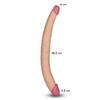 36,5 cm Çift Taraflı Realistik Dildo Anal Vajinal Penis