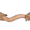 36,5 cm Çift Taraflı Realistik Dildo Anal Vajinal Penis