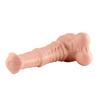 43 cm Et Dokulu Gerçekçi Çift Katmanlı Sünnetsiz Silikon Penis