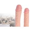 46 cm Realistik Çatal Dildo Anal Vajinal Penis