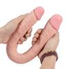 46 cm Realistik Çatal Dildo Anal Vajinal Penis