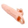 5 cm Dolgu Uzatmalı 10 Fonksiyonlu Çift Titreşimli Penis Kılıfı