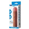 7.5 cm Dolgulu Melez Rengi Silikon Kylian Penis Kılıfı