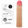 7.5 cm Dolgulu Ten Rengi Silikon Kylian Penis Kılıfı
