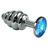 Boğumlu Metal Anal Plug (Gümüş ve Altın)