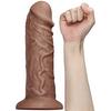Çift Katmanlı 26 cm Realistik Kalın Dildo Melez Penis