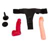 Farklı 2 adet penisli belden bağlamalı dildo