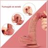 Gerçekçi Çift Katmanlı 21,5 cm Realistik Dildo Penis