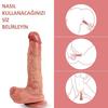 Gerçekçi Çift Katmanlı 21,5 cm Realistik Dildo Penis