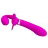USb Şarjlı Çift Taraflı Strapon G-Spot Vajinal Vibratör
