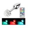 9 cm Uzaktan Kumandalı Led Işıklı Anal Plug